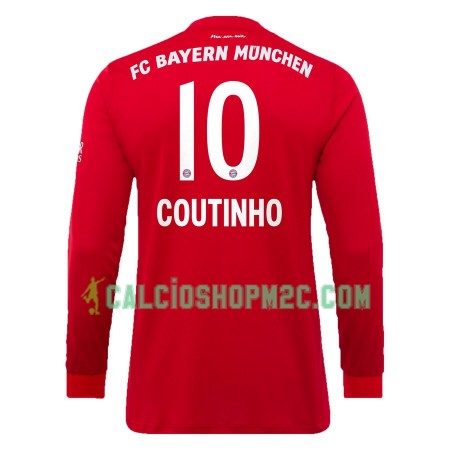 Bayern Monaco Philippe Coutinho 10 Maglia Prima 2019/2020 Manica Lunga